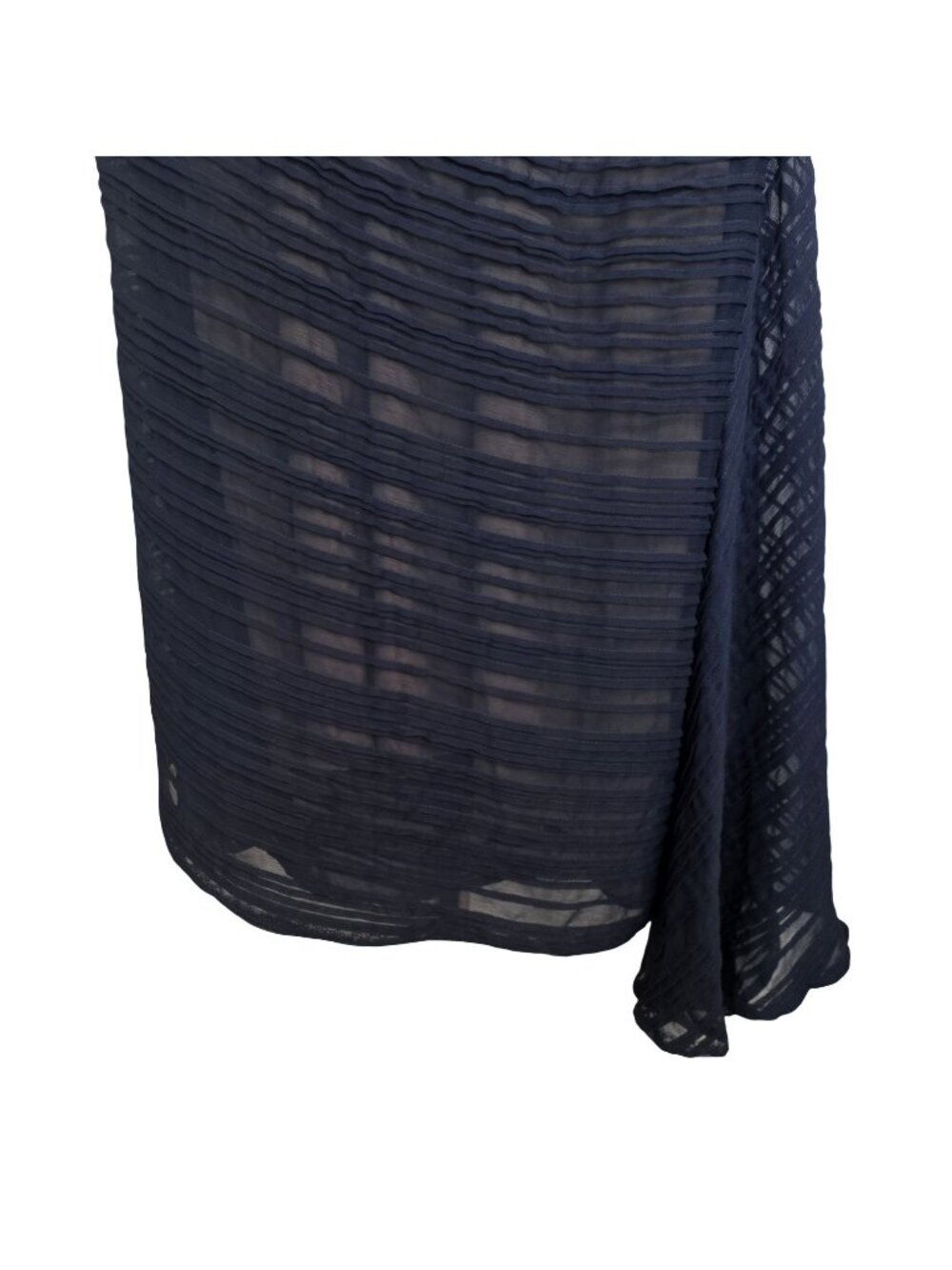 NWT Women's - Tadashi Shoji Navy Blue One Shoulder Formal Dress, Size 10 - Picture 11 of 11